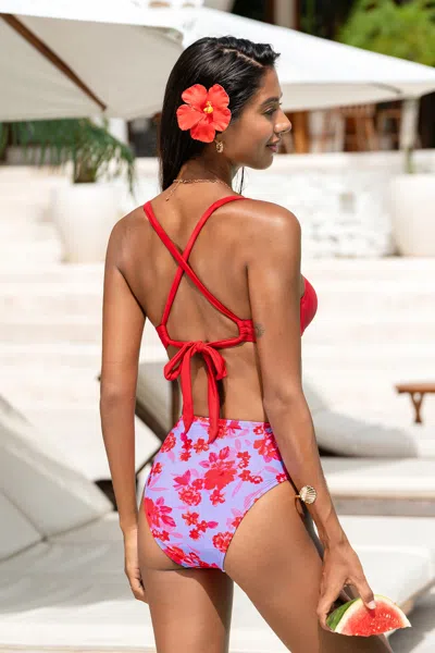Cupshe Make It Big D/dd Bikini Set In Red