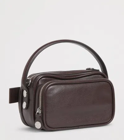 Acne Studios Leather Camero Kit Cross-body Bag In Brown