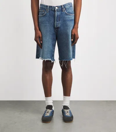 Agolde Anson Short In Blue