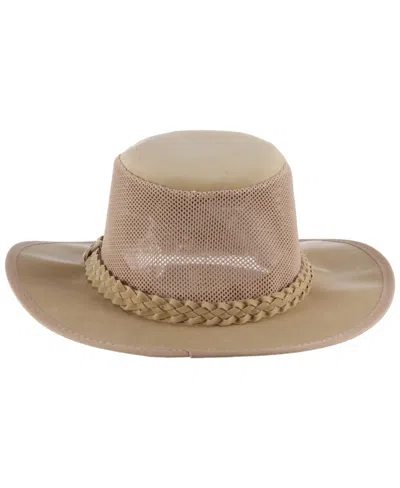 Dorfman Pacific Men's Soaker Aussie Mesh Back Hat In Brown