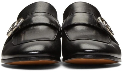 Shop Gucci Black Donnie Loafers