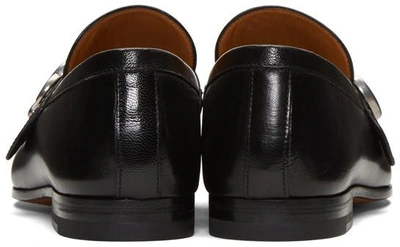 Shop Gucci Black Donnie Loafers