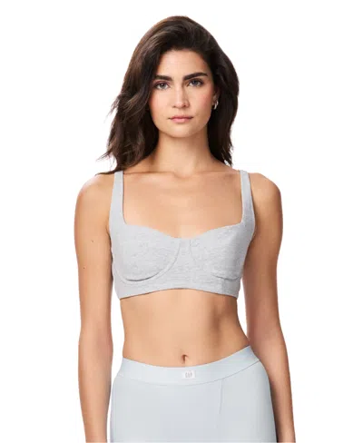 Gap Women's Pull-on Bralette In Gray