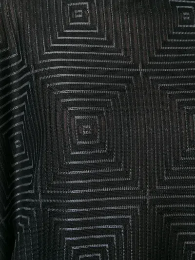 Junya Watanabe Oversized Knitted Top In Black