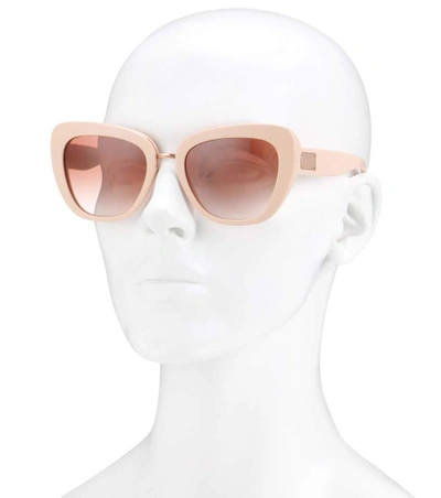 Shop Dolce & Gabbana Cat-eye Sunglasses In Pink
