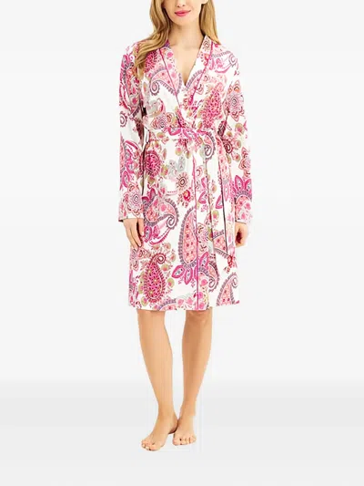 Rochas Paisley Belted Robe In Multi