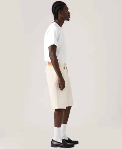 Levi's 501 Original Straight Lightweight Denim Shorts In Neutral