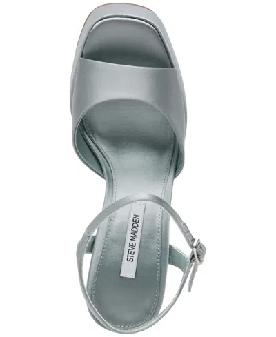 Steve Madden Liandra Platform Heels In Blue