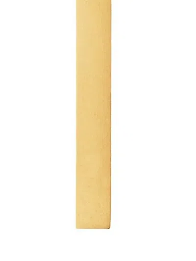 Design Letters Rectangular Pendant Necklace In Gold