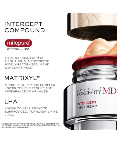 Lancôme Absolue Longevity Md Intercept Face Cream For Mid-age Refill In Transparent