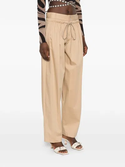 Aniye By Drawstring Trousers In Neutral