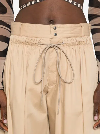 Aniye By Drawstring Trousers In Neutral