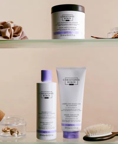 Christophe Robin Shade Variation Conditioner With Florentina Iris Baby Blonde In Default Title