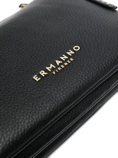 Ermanno Firenze 알리아나 로고 크로스 백 In Black