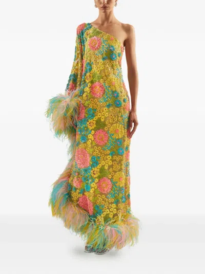 Taller Marmo 마리 헬렌 플로럴 드레스 In Multi