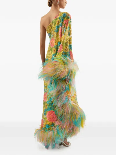 Taller Marmo 마리 헬렌 플로럴 드레스 In Multi