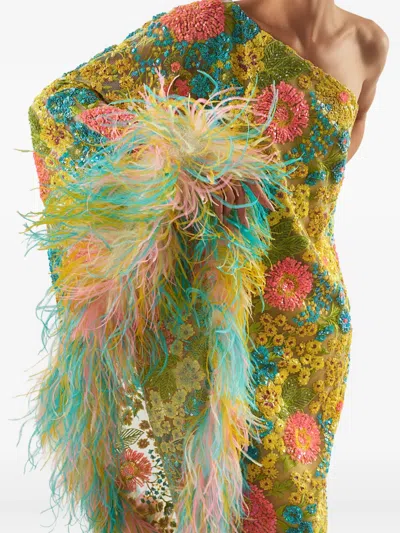 Taller Marmo 마리 헬렌 플로럴 드레스 In Multi