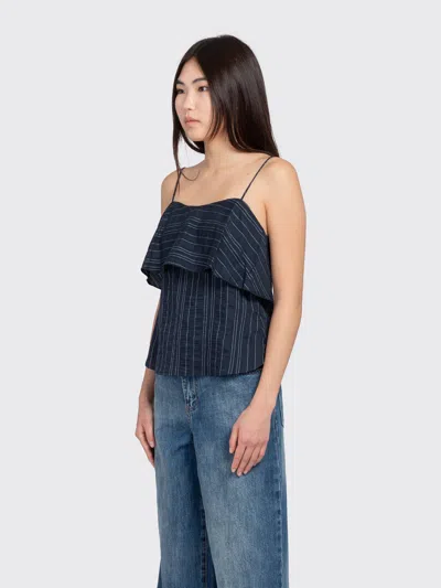 Minimum Zine Top In Blue