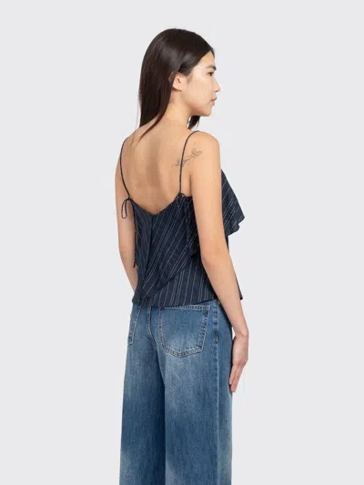 Minimum Zine Top In Blue