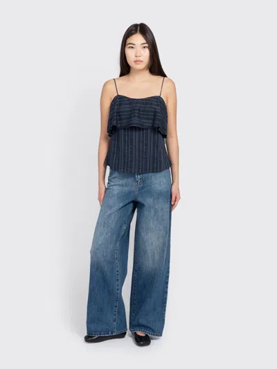 Minimum Zine Top In Blue