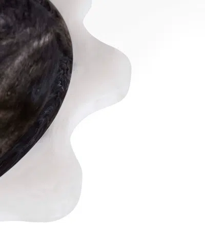 Jonathan Adler Como 100 Oz. Ripple Bowl In Black