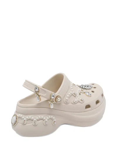 Crocs Bae Embellished Platform Mules In Multi