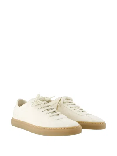 Common Projects Low-top Canvas Sneakers In White