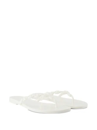 Tory Burch Flat Sandals Braided Strap Open Toe In Multi