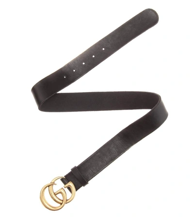 Shop Gucci Embellished Leather Belt