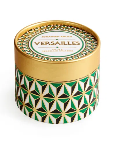 Jonathan Adler Versailles 4-pc. Coaster Set In Multi