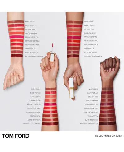 Tom Ford Private Grotto Soleil Tinted Lip Glow 6ml In Pink