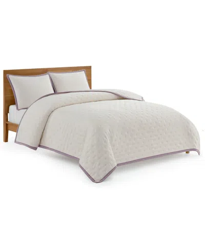 Ugg Devon  Braid Quilt Set, Full/queen In White
