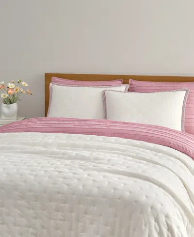 Ugg Devon  Braid Quilt Set, King In White