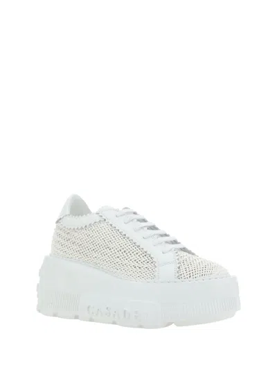 Casadei Nexus Hanoi Womans Platform Sneakers In White