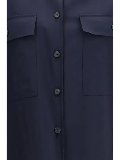 Weekend Max Mara Weekend Maxmara Wkdmulino Cropped Wool Canvas Jacket In Blue