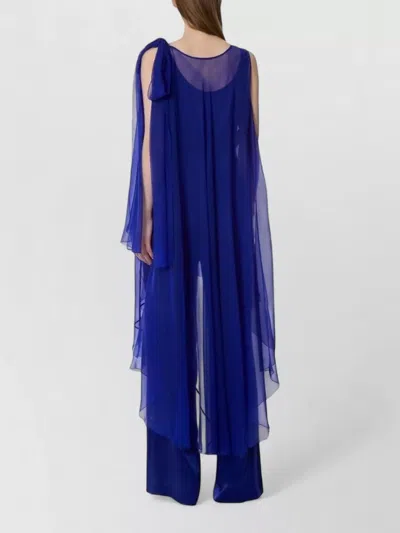 Alberta Ferretti Alberta Ferreti Silk Jumpsuit In Blue