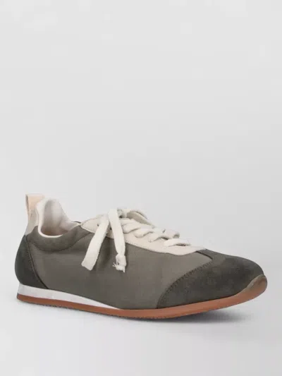 Uma Wang Low Top Sneakers Contrast Sole Pull Tab In Multi