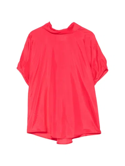 Merci Tie-neck Top In Pink