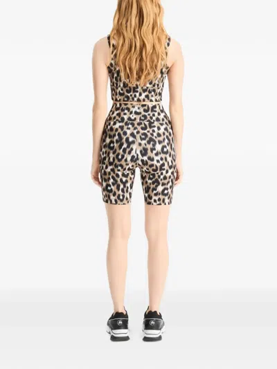 Fusalp Biarro Leopard-pattern Shorts In Brown