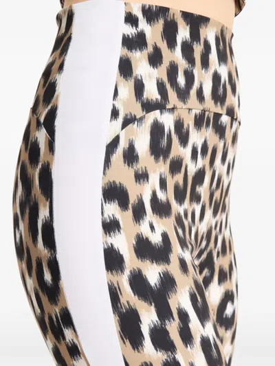 Fusalp Biarro Leopard-pattern Shorts In Brown