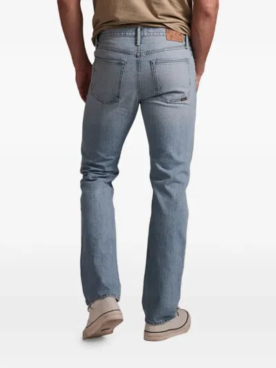 Seven Logo-patch Jeans In Blue