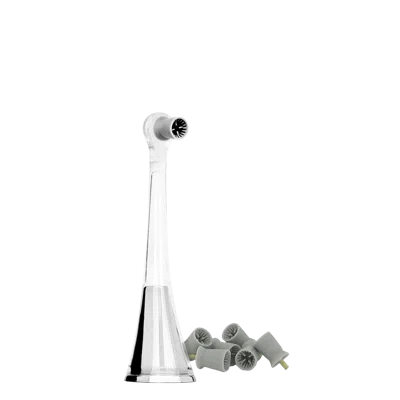 Supersmile Zina45 Sonic Pulse Toothbrush Replacement Polishing Head In Silver