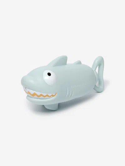 Sunnylife Water Squirters Shark Pastel Blue In Gray