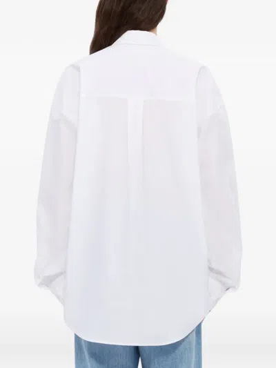 Msgm Stud-embellishment Shirt In White