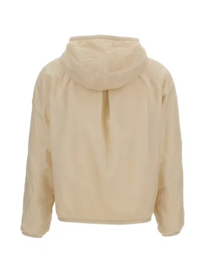 Moncler Reversible Ripstop Jacket In Neutral