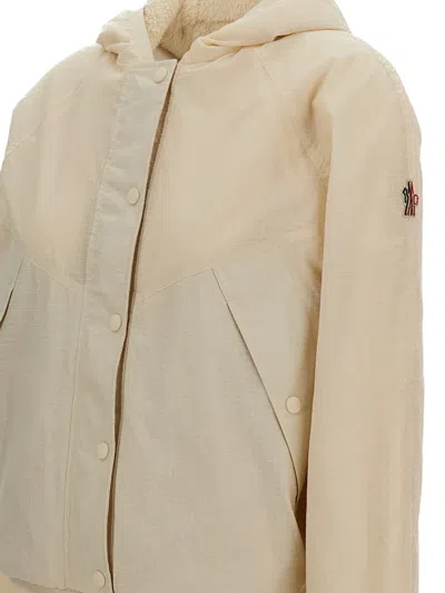 Moncler Reversible Ripstop Jacket In Neutral
