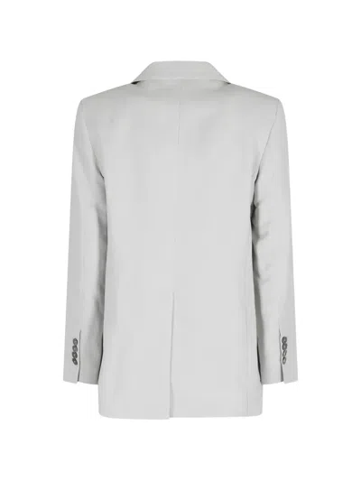 Seventy Button-up Blazer In White