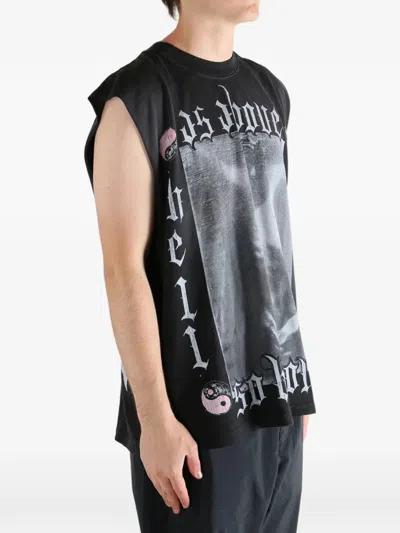Hellstar Graphic-print T-shirt In Black