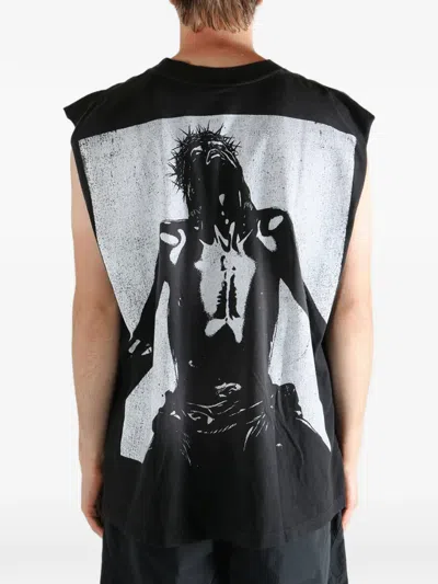 Hellstar Graphic-print T-shirt In Black
