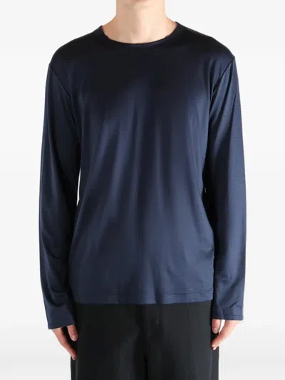 Omar Afridi Long-sleeve T-shirt In Blue